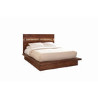 Ensemble de chambre à coucher plateforme 6 pièces Capistrano en noyer fumé