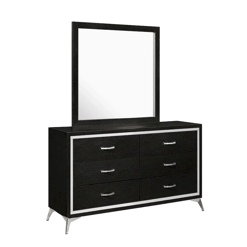 Ensemble de chambre à coucher 4 pièces Willits de New Classic Furniture avec table de chevet