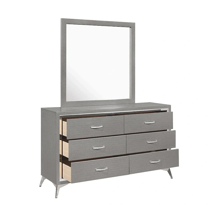 Ensemble de chambre à coucher 4 pièces Willits de New Classic Furniture avec table de chevet