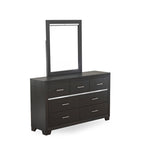 Ensemble de chambre à coucher East West Furniture Denali Queen Size avec tête de lit rembourrée (option de pièces)