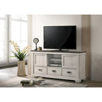 Ensemble de chambre à coucher Candra 6 pièces, panneaux crème et marron