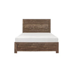 Ensemble de chambre à coucher moderne rustique marron Tabina 3 pièces
