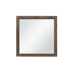 Ensemble de chambre à coucher moderne rustique marron Tabina 3 pièces