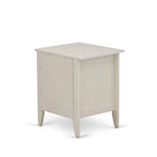 Ensemble de chambre King avec 1 lit et une table de chevet couleur crème brossée - Lit en lin beige brume (option pièces)