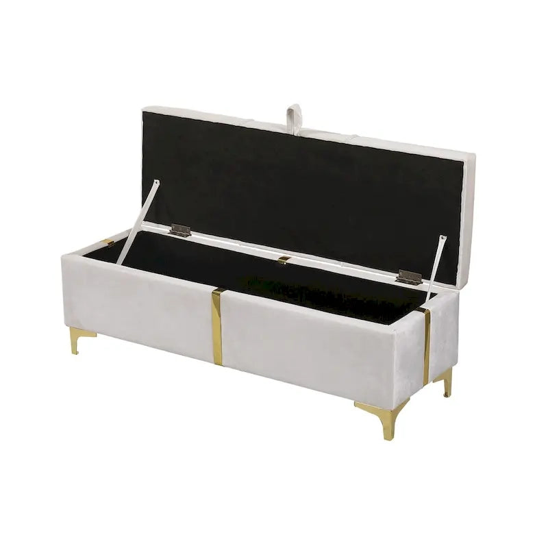 Ensemble de chambre à coucher 2 pièces, lit plateforme rembourré Queen Size