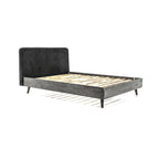 Ensemble de chambre à coucher Mohave 4 pièces en acacia avec commode et tables de chevet