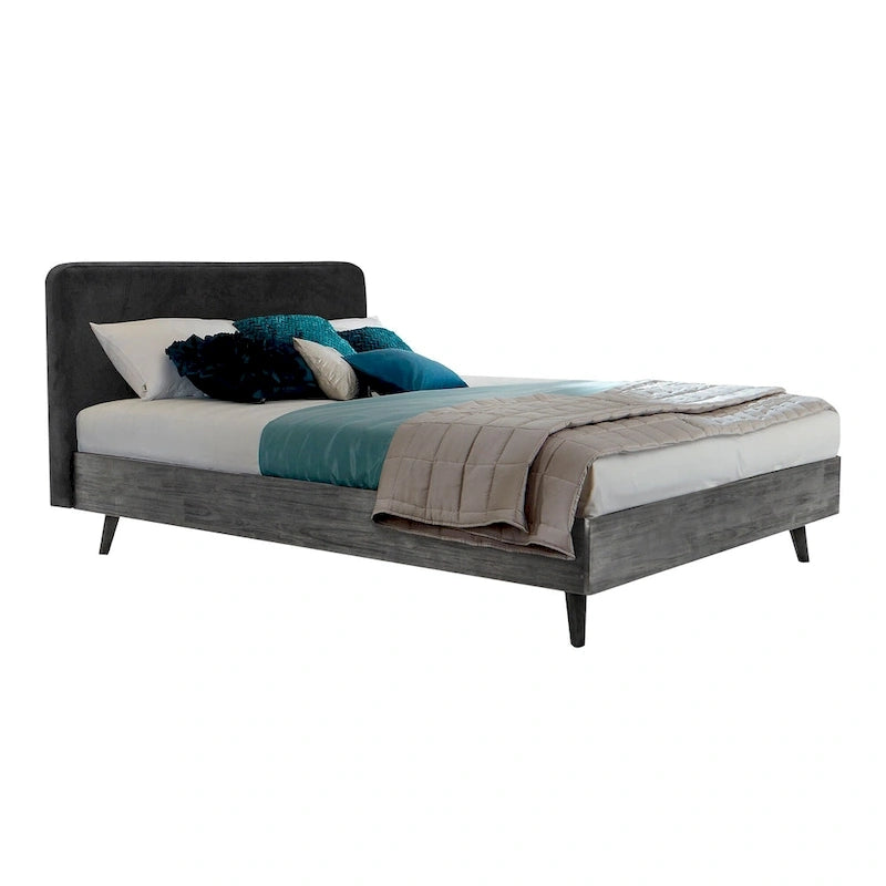 Ensemble de chambre à coucher Mohave 4 pièces en acacia avec commode et tables de chevet