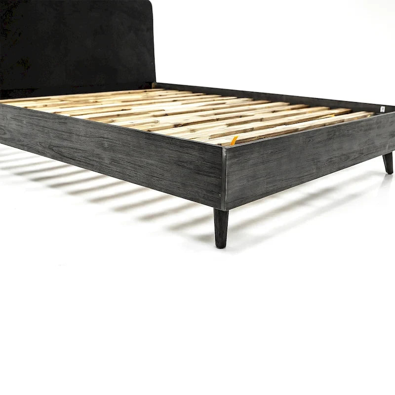 Ensemble de chambre à coucher Mohave 4 pièces en acacia avec commode et tables de chevet