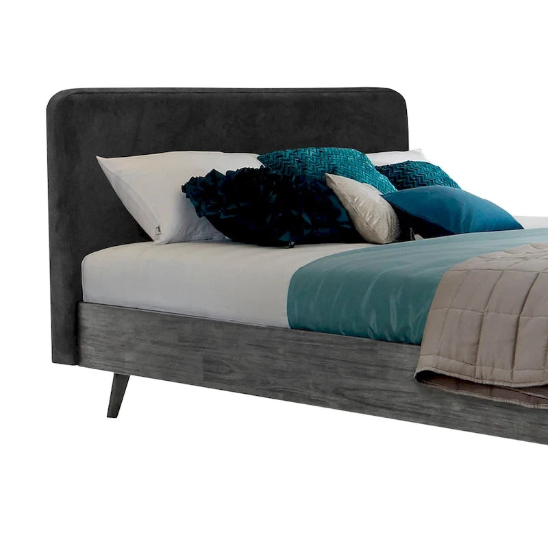 Ensemble de chambre à coucher Mohave 4 pièces en acacia avec commode et tables de chevet