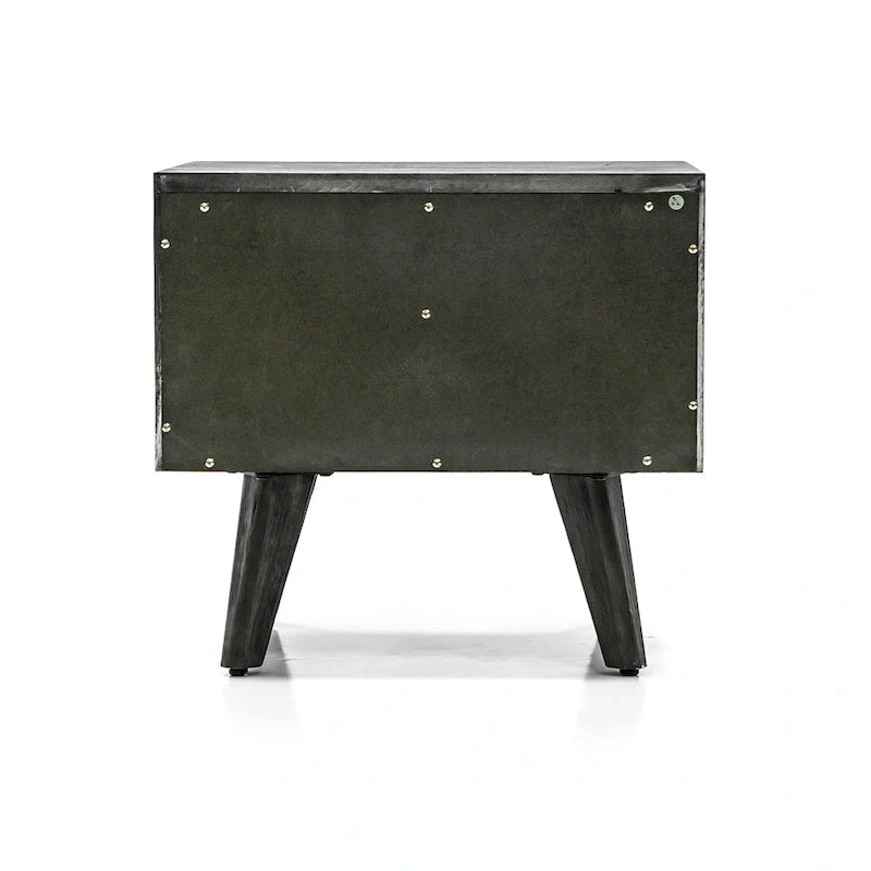 Ensemble de chambre à coucher Mohave 4 pièces en acacia avec commode et tables de chevet