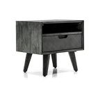 Ensemble de chambre à coucher Mohave 4 pièces en acacia avec commode et tables de chevet