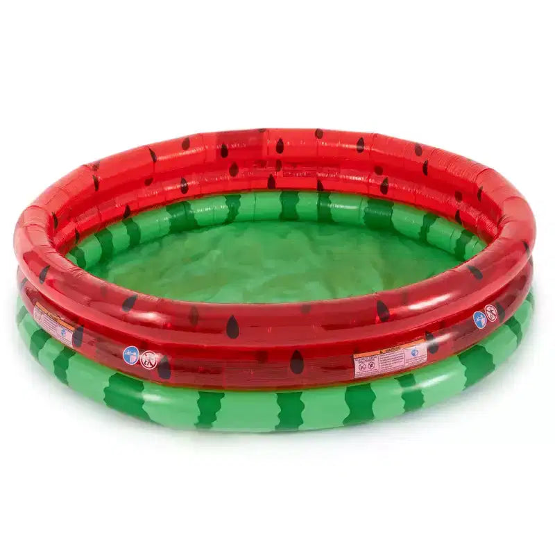 Intex Piscine gonflable ronde de 168 cm pour enfants, pour l'extérieur, motif pastèque, pouvant contenir jusqu'à 583 litres d'eau, pour les 2 ans et plus (lot de 6)