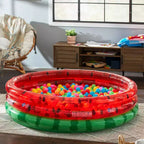 Intex Piscine gonflable ronde de 168 cm pour enfants, pour l'extérieur, motif pastèque, pouvant contenir jusqu'à 583 litres d'eau, pour les 2 ans et plus (lot de 6)