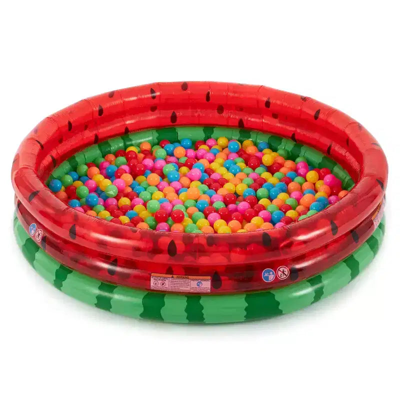 Intex Piscine gonflable ronde de 168 cm pour enfants, pour l'extérieur, motif pastèque, pouvant contenir jusqu'à 583 litres d'eau, pour les 2 ans et plus (lot de 6)