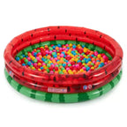 Intex Piscine gonflable ronde de 168 cm pour enfants, pour l'extérieur, motif pastèque, pouvant contenir jusqu'à 583 litres d'eau, pour les 2 ans et plus (lot de 6)
