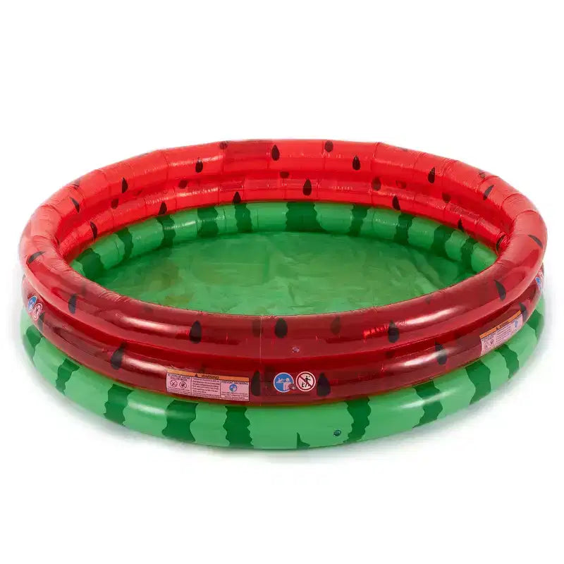 Intex Piscine gonflable ronde de 168 cm pour enfants, pour l'extérieur, motif pastèque, pouvant contenir jusqu'à 583 litres d'eau, pour les 2 ans et plus (lot de 6)