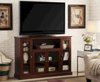Convenience Concepts Summit Highboy 60 TV Stand with Storage Cabinets and Shelves