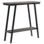 Console de couloir en bois et métal, table de canapé