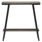 Console de couloir en bois et métal, table de canapé