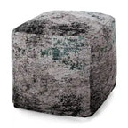 Pouf Cube en Tissu Bohème
