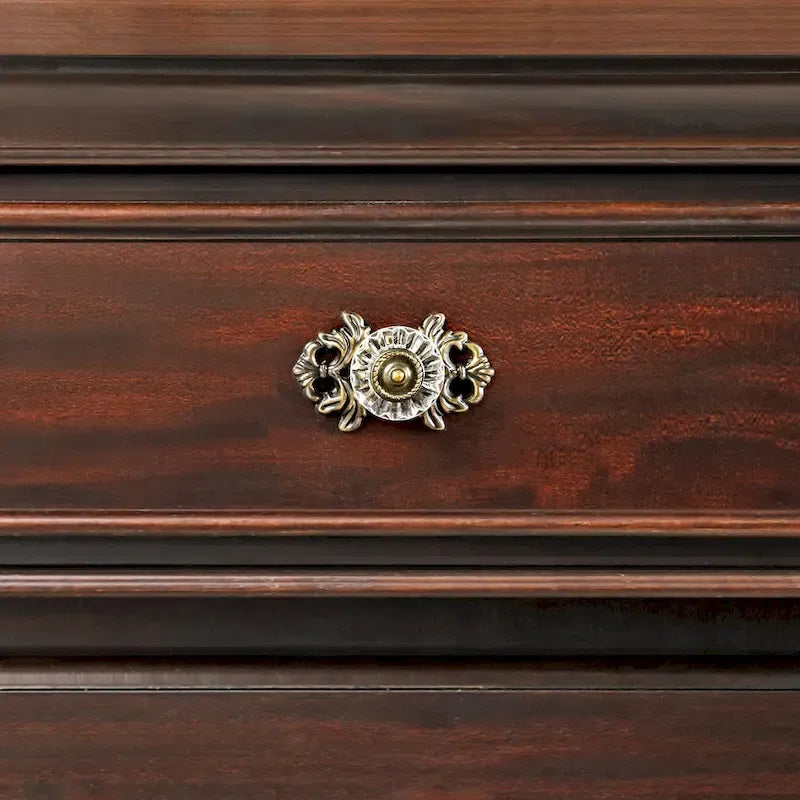 Ensemble de chambre à coucher traditionnel Vame en bois de noyer, 2 pièces, par Furniture of America