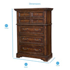 Ensemble de chambre à coucher Lakewood Panel 5 pièces