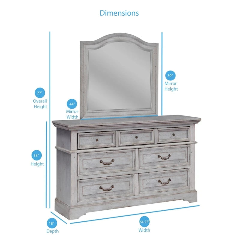 Ensemble de chambre à coucher Lakewood Panel 5 pièces