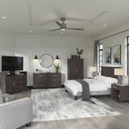 Ensemble de chambre à coucher Somerset 6 pièces pour lit double/queen de Bush Furniture