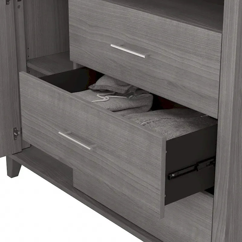 Ensemble de chambre à coucher Somerset 6 pièces pour lit double/queen de Bush Furniture
