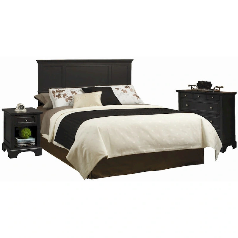 Ensemble tête de lit, table de chevet et commode 3 pièces Bedford pour lit queen/full par Homestyles