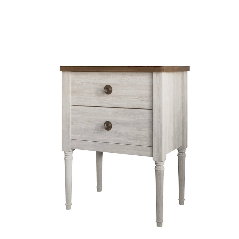 Ensemble de 3 tables de chevet CraftPorch, lit capitonné classique