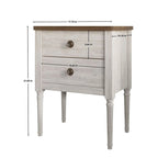 Ensemble de 3 tables de chevet CraftPorch, lit capitonné classique