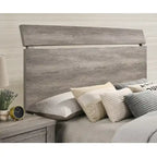 Ensemble de chambre à coucher contemporain 5 pièces Roundhill Furniture Floren en bois gris vieilli