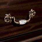 Ensemble de chambre à coucher traditionnel Vame en bois massif noyer, 3 pièces, par Furniture of America