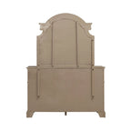 Ensemble lit, commode, miroir et table de chevet rembourrés Magnolia Manor
