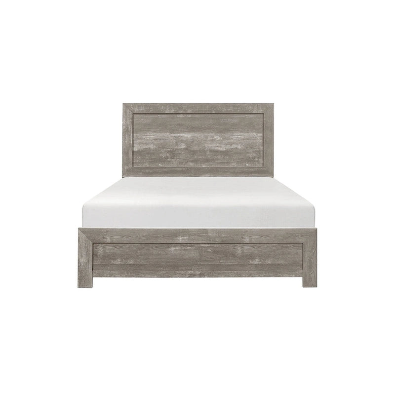 Ensemble de chambre à coucher moderne Tabina 3 pièces gris