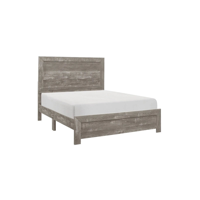 Ensemble de chambre à coucher moderne Tabina 3 pièces gris