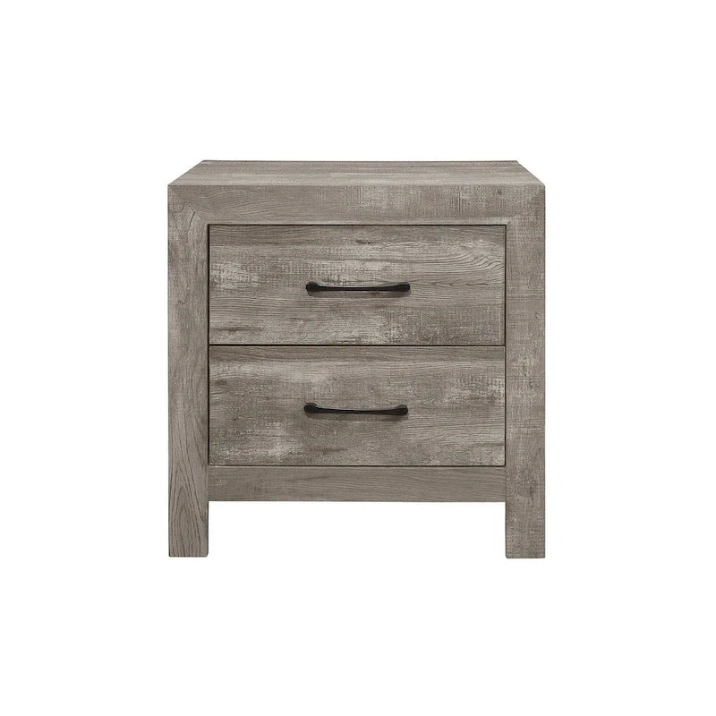 Ensemble de chambre à coucher moderne Tabina 3 pièces gris