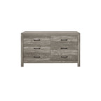 Ensemble de chambre à coucher moderne Tabina 3 pièces gris