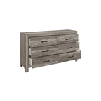 Ensemble de chambre à coucher moderne Tabina 3 pièces gris