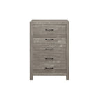 Ensemble de chambre à coucher moderne Tabina 3 pièces gris