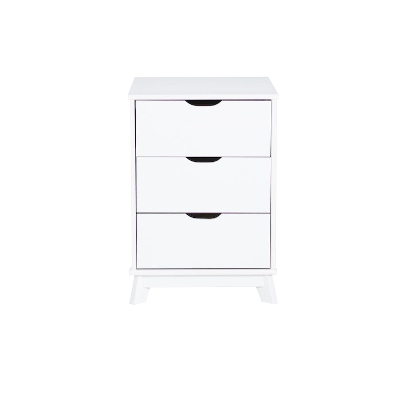 Ensemble de chambre à coucher 3 pièces en bois de pin Purcell avec commode à 6 tiroirs et tables de chevet à 3 tiroirs (ensemble de 2)