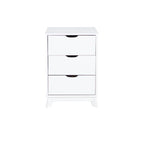 Ensemble de chambre à coucher 3 pièces en bois de pin Purcell avec commode à 6 tiroirs et tables de chevet à 3 tiroirs (ensemble de 2)
