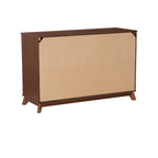 Ensemble de chambre à coucher 3 pièces en bois de pin Purcell avec commode à 6 tiroirs et tables de chevet à 3 tiroirs (ensemble de 2)