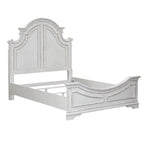 Ensemble lit à panneaux, commode, miroir et table de chevet Magnolia Manor