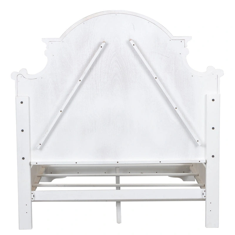 Ensemble lit à panneaux, commode, miroir et table de chevet Magnolia Manor