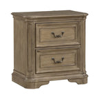 Ensemble lit à panneaux, commode, miroir et table de chevet Magnolia Manor