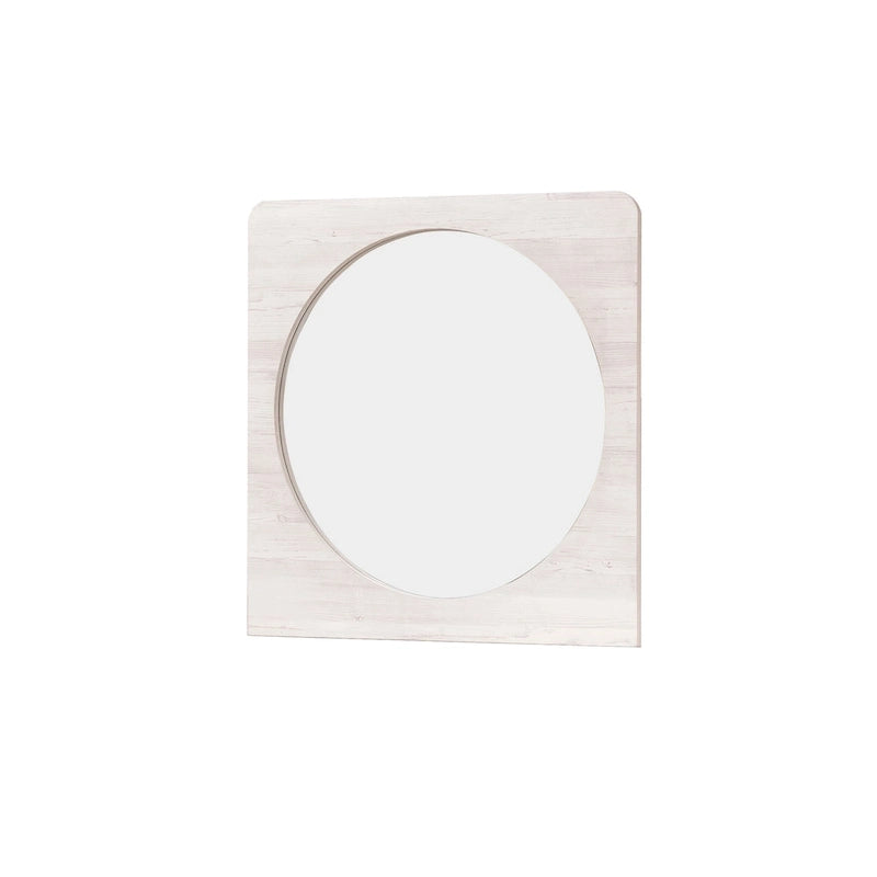 Ensemble de chambre à coucher Demora 5 pièces beige, style moderne contemporain, en bois massif et placage, avec panneaux rembourrés
