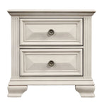 Ensemble de chambre à coucher 5 pièces Roundhill Furniture Renova en bois parchemin vieilli