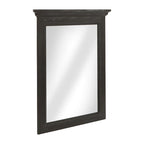 Ensemble de chambre à coucher Farmhouse Basics pour lit king size avec 2 tables de chevet, 1 commode et 1 miroir